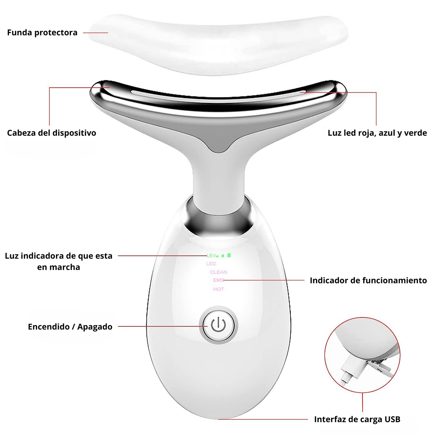 MASAJEADOR FACIAL REJUVENECEDOR